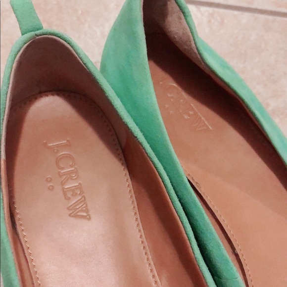 [J CREW] COMFY MINT GREEN FLATS - Size 7 - Picture 6 of 8